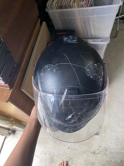 motorcycle helmet scorpion exo, size M