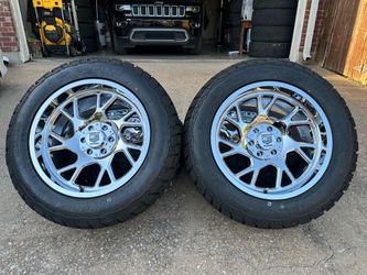 BRAND NEW 20x10 INCH AMERICAN WARRIOR OFF-ROAD RIMS WITH 285/55R20 TIRES