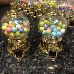 Mini Gumball Machine - Party Favor - 6 Pack