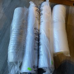 Lot of Paper And Insulated Foam Containers For Beverages And Food 