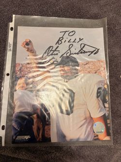 Signed raiders memorabilia