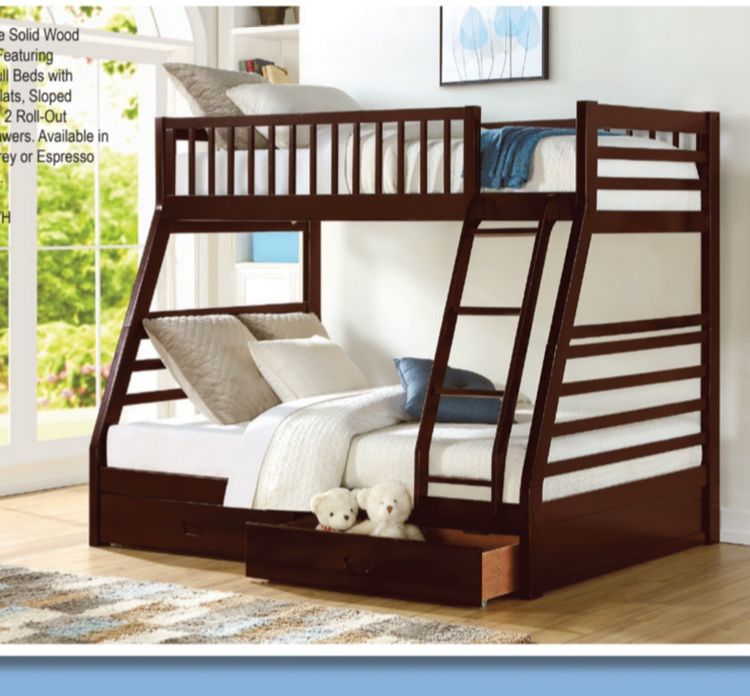Twin/Bunk Bed With Mattress Included