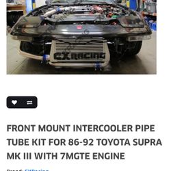 MKIII Toyota Supra FMIC Intercooler Kit, With 3” Down pipe 