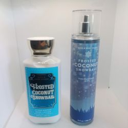 Bath And Body Works Frosted Coconut Snowball 