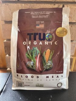 True Organic Blood Meal – High-Nitrogen Organic Fertilizer for Rapid Vegetative Growth – 3lb Bag Covers 104 Sq. Ft. (Pack of 2)