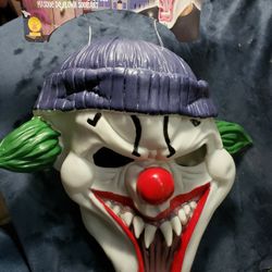 Neighborhood Klownz, Smiley Clown Adult Halloween Mask. Rubie's 4401