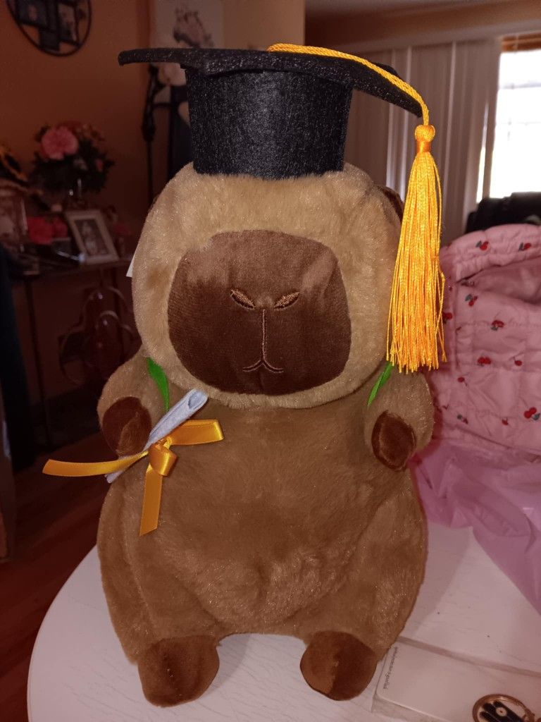 Capybara Graduation Plushie