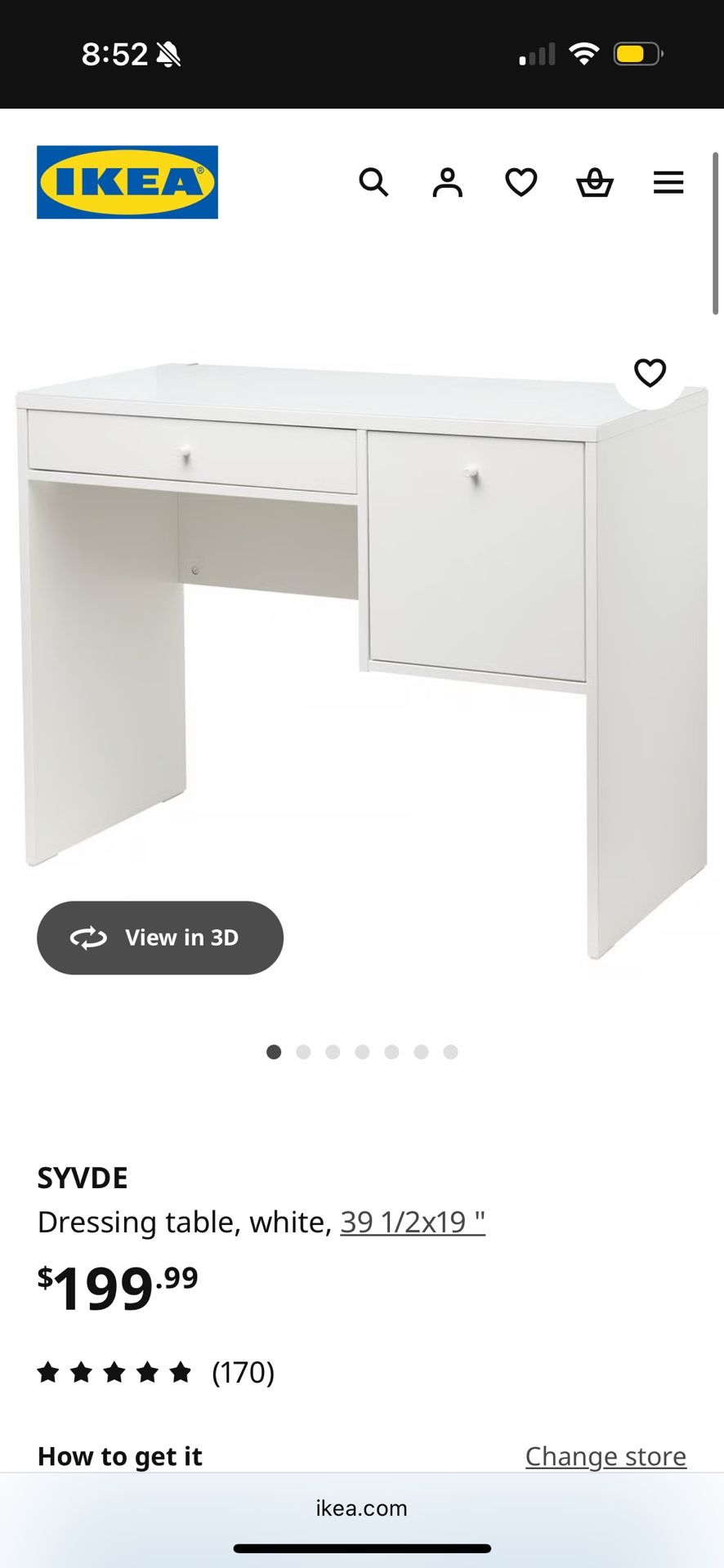IKEA Makeup Vanity
