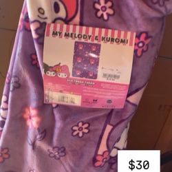 My Melody And Kuromi Blanket 