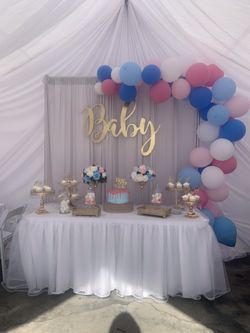 Baby dessert table