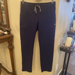 FIGS Women Navy Technical Collection Scrub Pants Size Small-Flaws