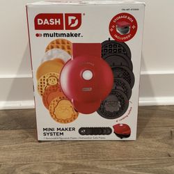 Dash Multimaker Mini Waffle Maker Brand New 