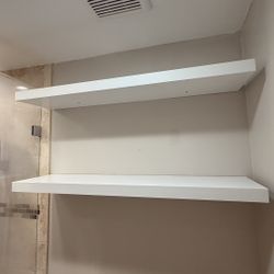 Wall-Mounted Floating Shelves 