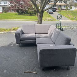 Couch (Gray L Shaped Couch. )