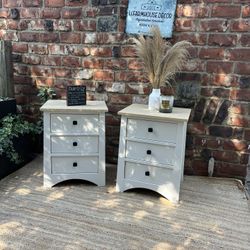 Real Farmhouse Night Stand Set