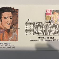 Elvis Presley First Day of Issue January 8, 1993 Memphis, TN Glitter & Glamor