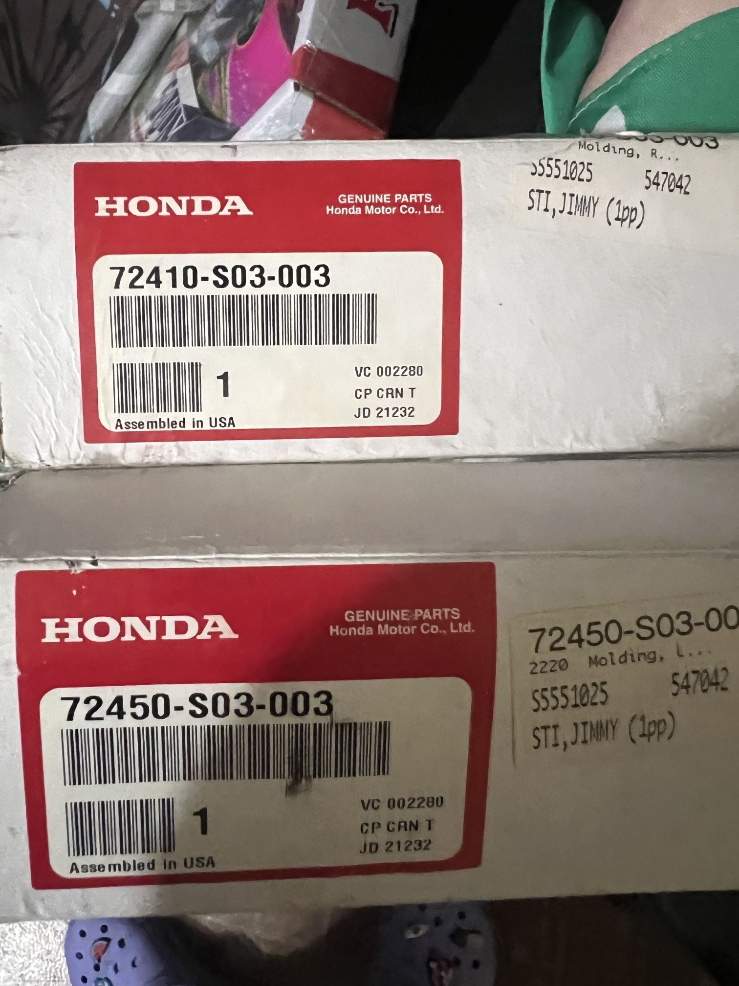 Honda Ek 96-00 OEM Molding Trims