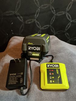Ryobi 40V Lithium 4Ah Battery & Charger