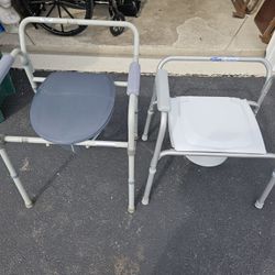 Portable Potty Commodes- " Invacare " and " Equate " Brands