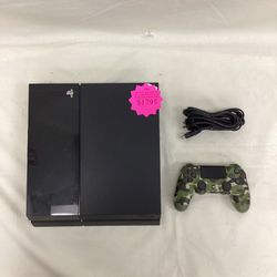 PS4 500GB 1st Gen Console W/ 1 Camo Controller, HDMI, And Power Cord Inv. 164 45 19