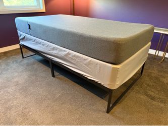 Twin Bed/mattress/frame/sheets