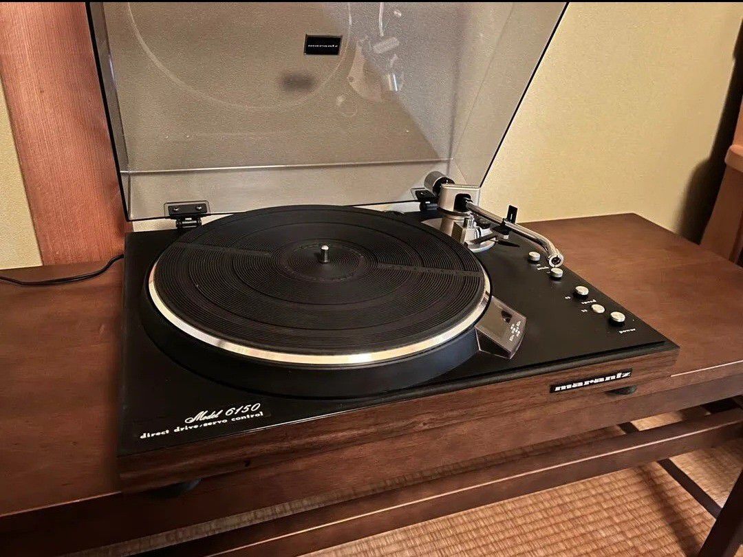 Marantz Model 6150 Direct Drive Stereo Turntable Record Player Working

