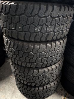 (4) USED ALL TERRAIN TIRE 37/13.50.20 IN GREAT CONDITION