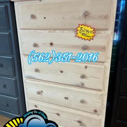 Jumbo PineWood Dresser Cajonera Chest Nuevo Pino 