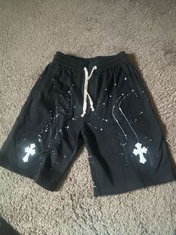 Chrome heart shorts