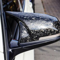 Replacement Wing Mirror Covers for 1 2 3 4 Series X1 F20 F22 F23 F30 F31 F32 F33 i3 Forged Pattern