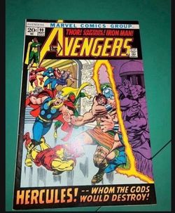 1972 Bronze Age Avengers #99 Comic Book
