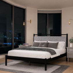 Queen size solid wood  bed frame