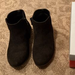 Cat & Jack Penelope Boots, Girls Size 11, Black
