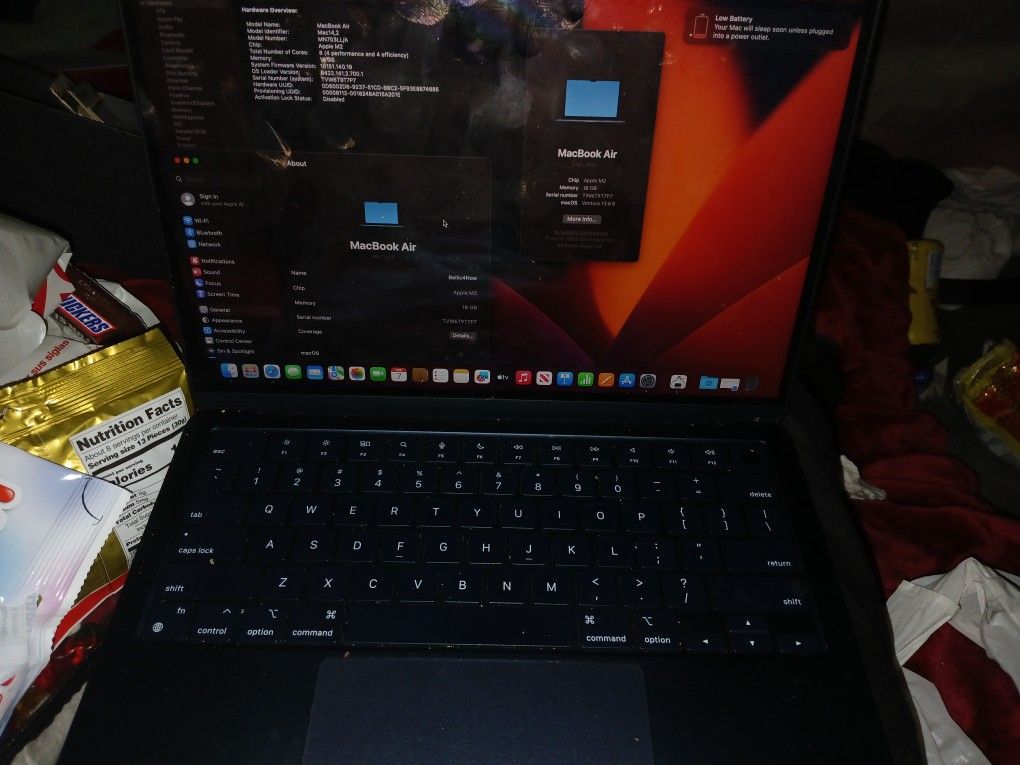 Apple M2 1TB 10-core Macbook Air 16G