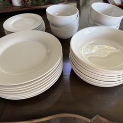White Dish Set