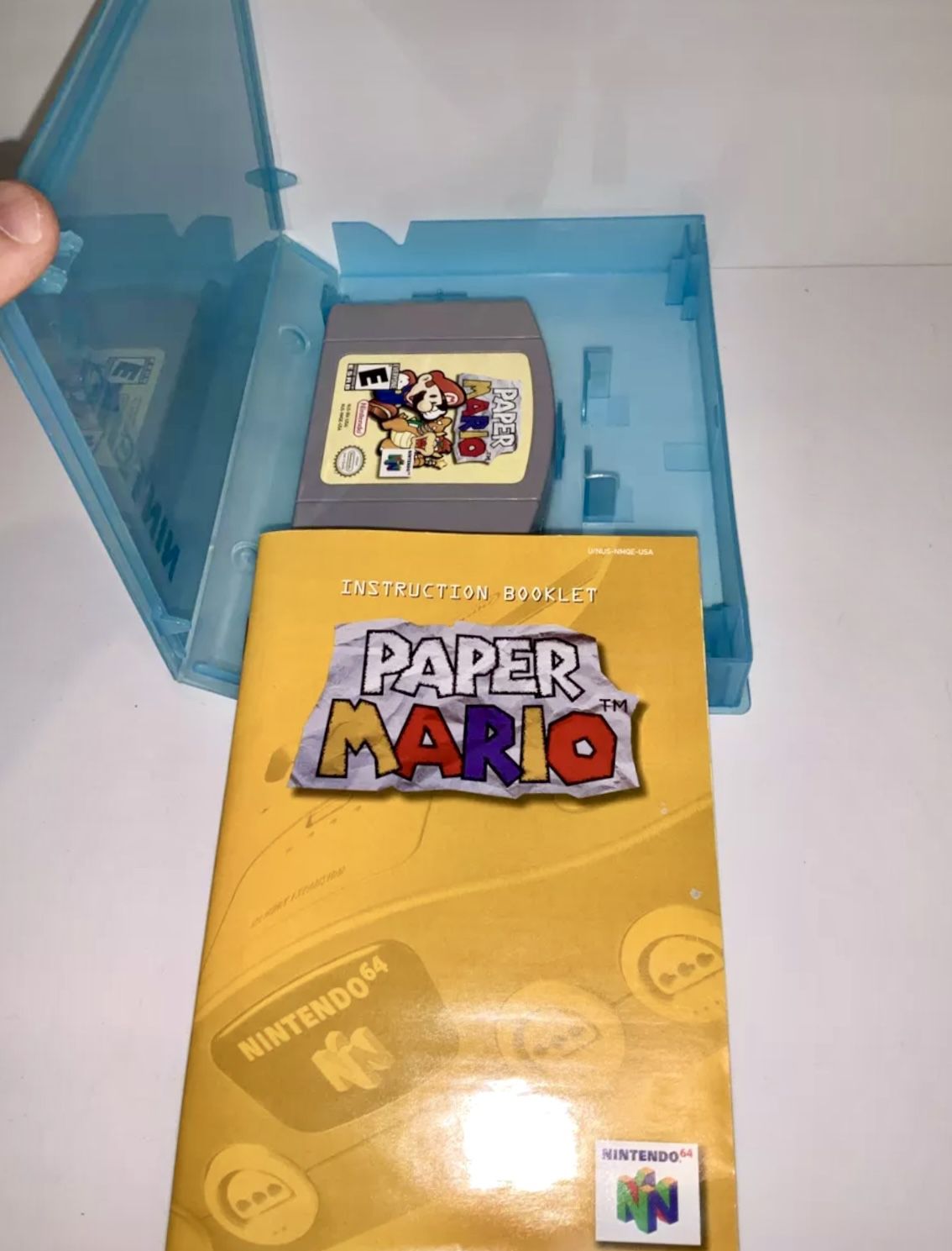 Paper Mario N64 Nintendo 64 Authentic, Clean, Tested, Instruction, Case