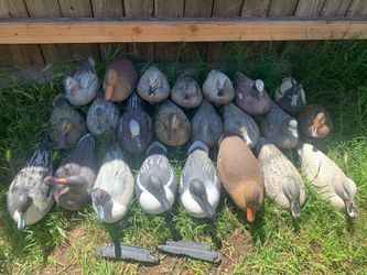 Title: Lot of 23 Duck Decoys (GHG, Flambeau, Carry-Lite) - Ready to Hunt!