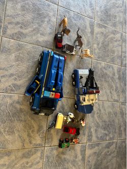 A lot of toys for boy like 14 pieces.  All in good condition.