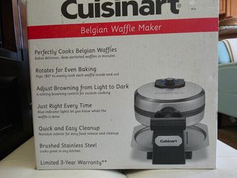 New Cuisinart Belgiun Waffle Maker