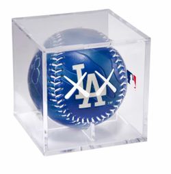 KAWS x MLB X LOS ANGELES DODGERS BASEBALL In PROTECTIVE CASE - SEALED!