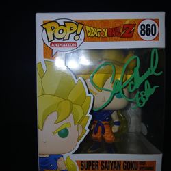 Signed Goku Funko Pop