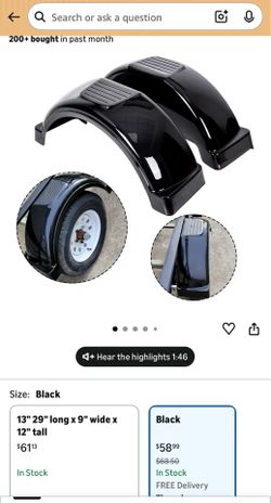Trailer fenders with steps