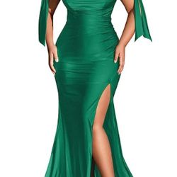 Green Long Mermaid Dress