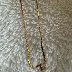 EUC 14K Bracelet with Initial "L"