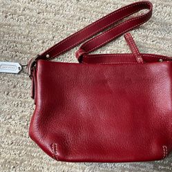 Coach Red Leather Purse