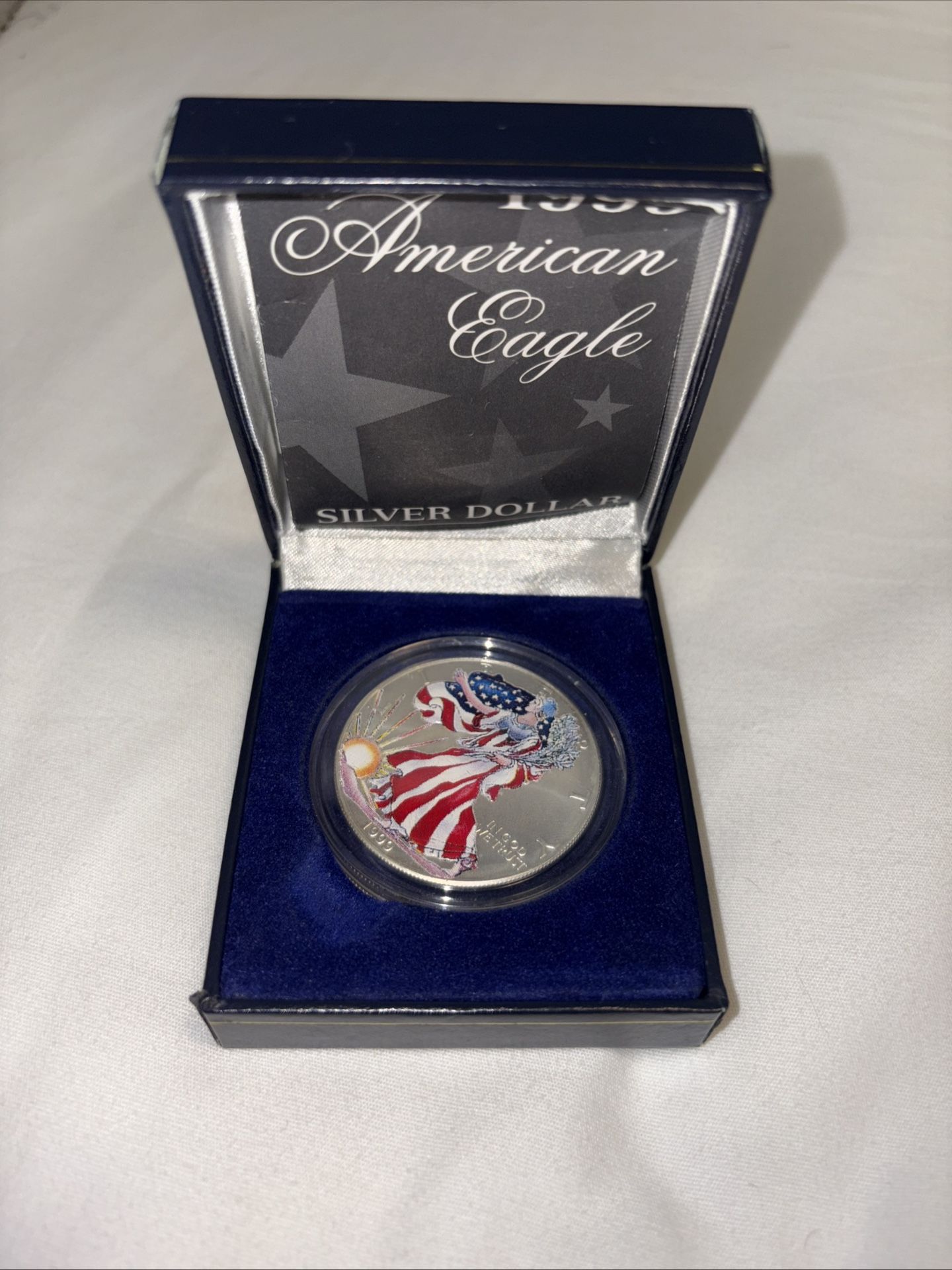 Collectors Coin Vintage, 1999 ,Fine Silver ,American Eagle