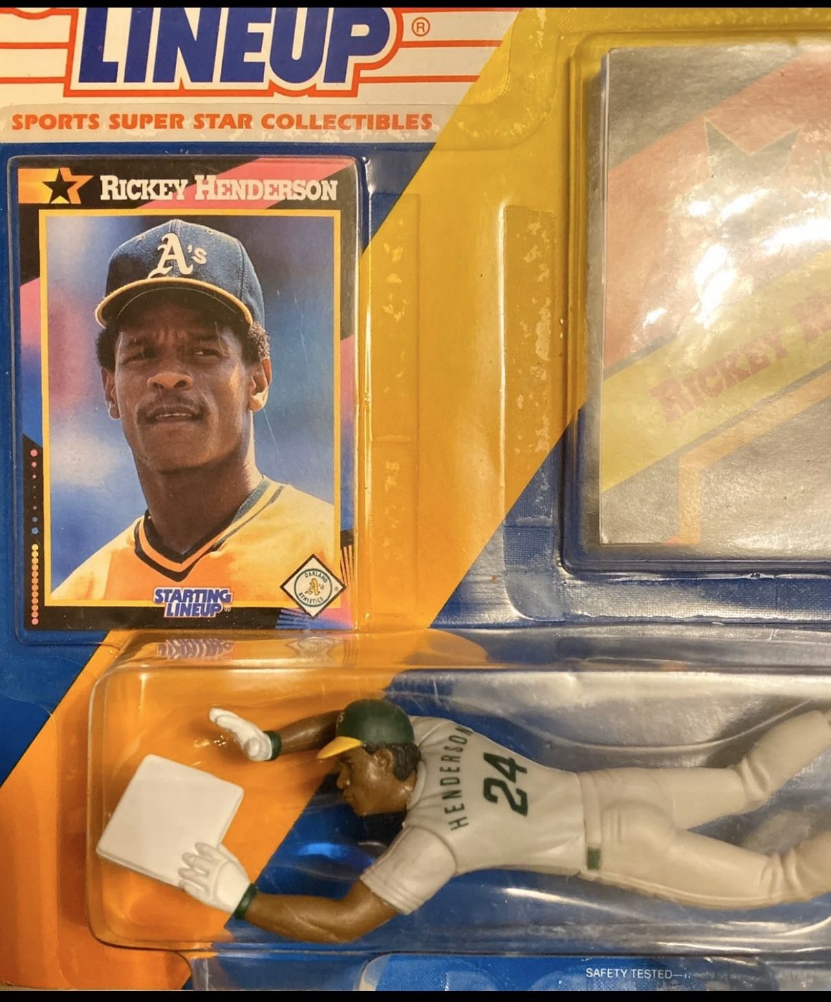 Rickey Henderson Oakland A’s collectible toy