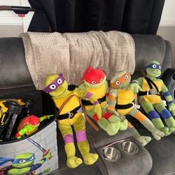 Ninja turtle toys/plushies