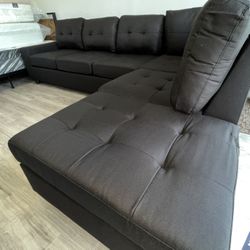 New Promotion Sale ⭐️ Beautiful New Modern L-Shape Sectional Sofa ⭐️ Finance With $0 Down ⭐️ Shop Now Pay Later 