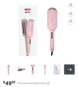 TYMO Rovy Wave Curling Iron – Pink